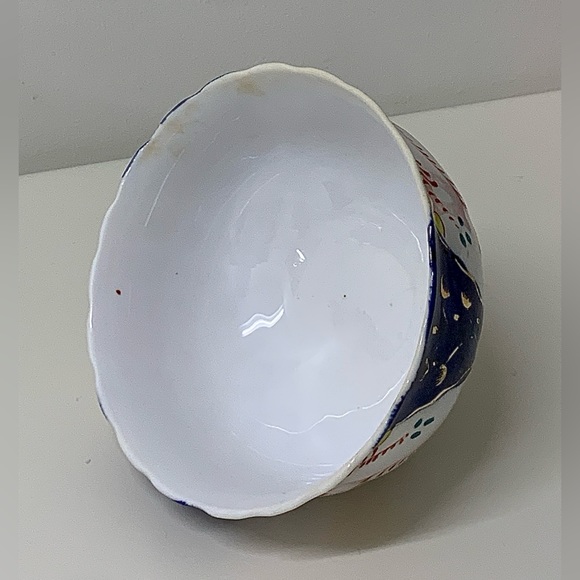 19th Century Vintage Gaudy Welsh Tulip Pattern Lusterware Waste Slop Bowl - Picture 5 of 16